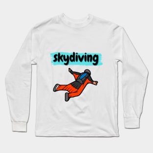 Skydiving Free Fall Long Sleeve T-Shirt